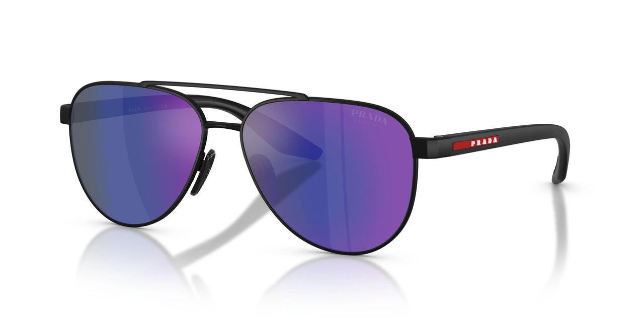 DG005U - Black - Dark Blue Mirror Violet
