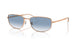 92023F - Gold - Clear & Blue