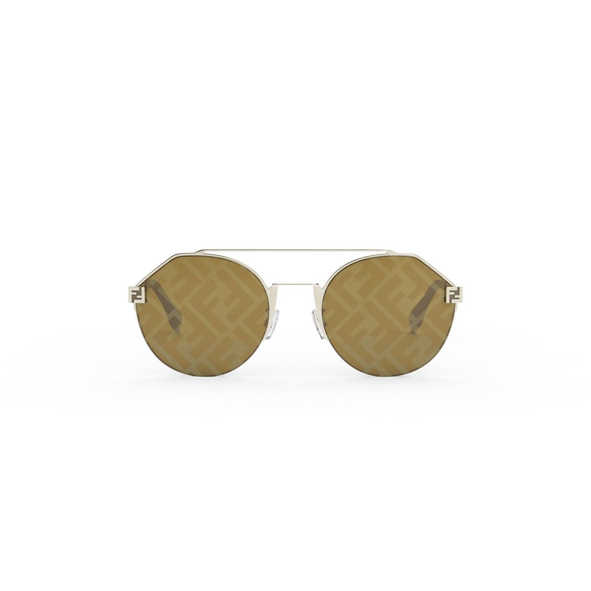 10G - Shiny Gold - Brown with gold mirror
