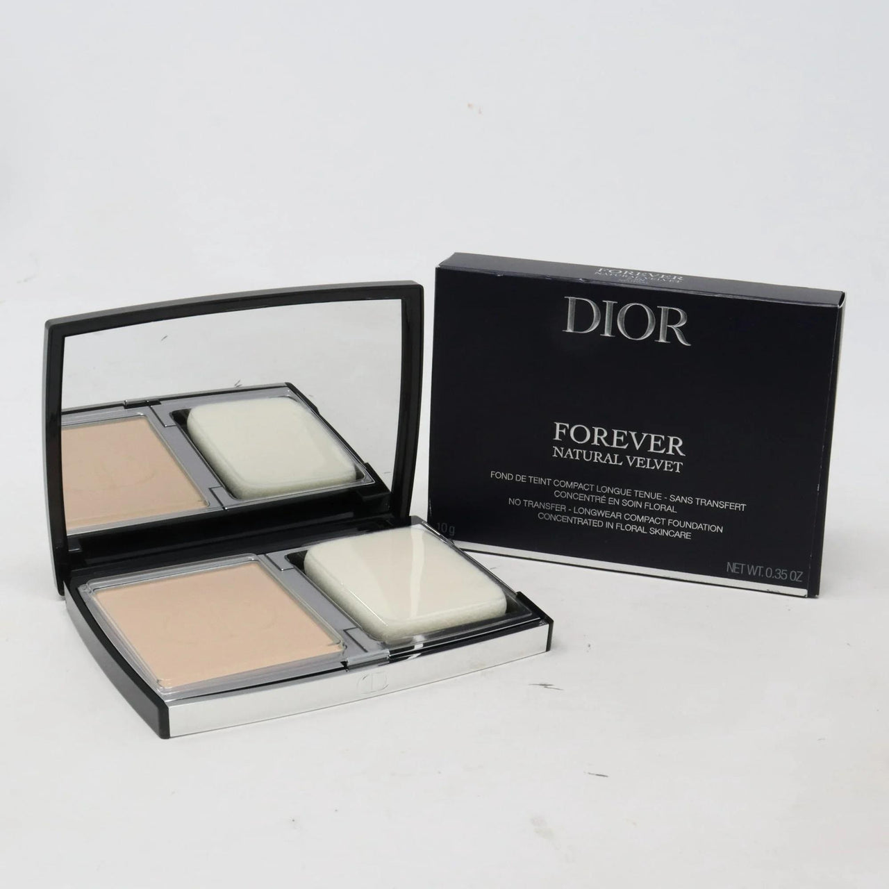 Ch. Dior Forever Natural Velvet Transfer-Proof Compact Foundation