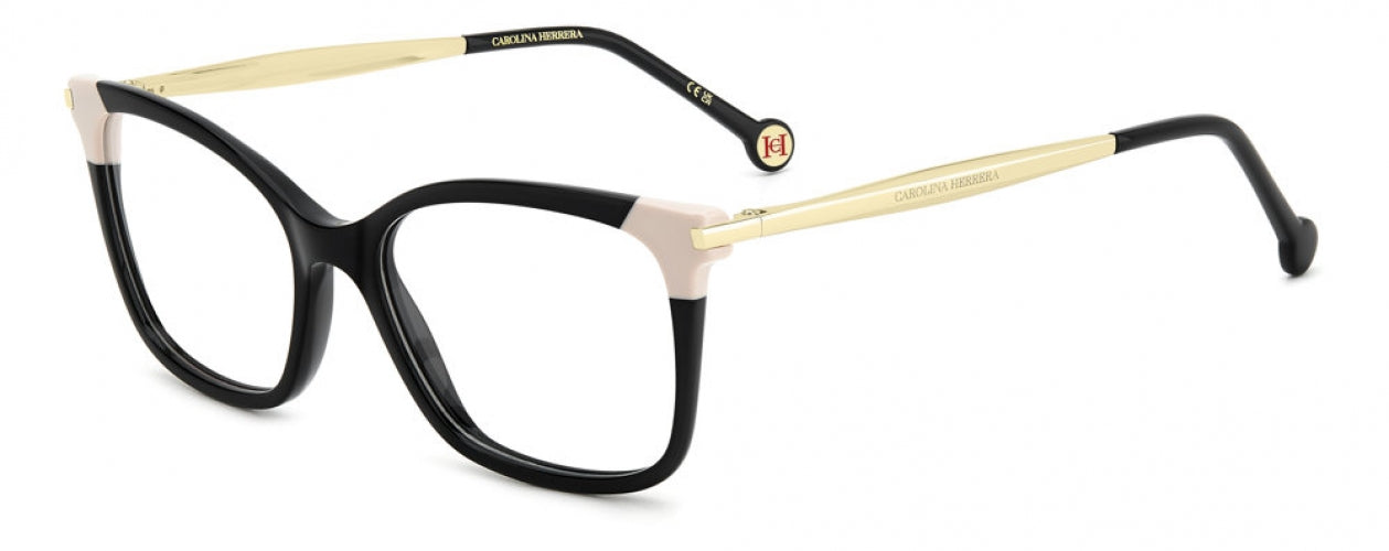 CAROLINA HERRERA EYEGLASSES NEW Carolina Herrera Demo Cat Eye Ladies Eyeglasses HER 0124  main image 3