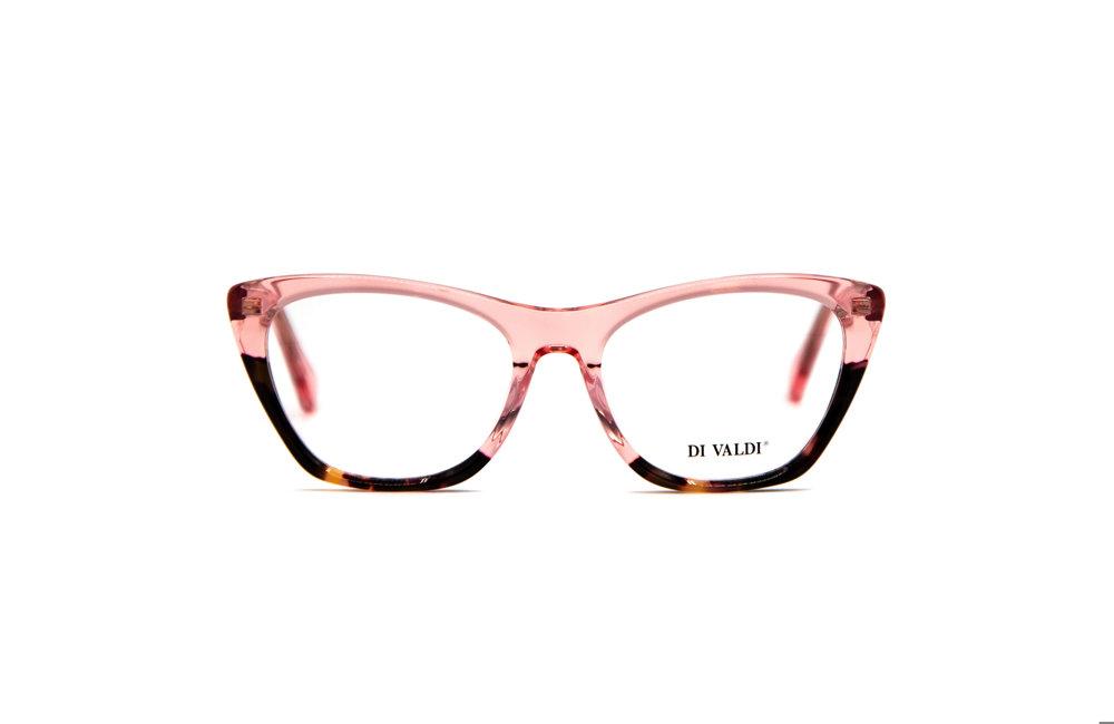 35 - CLEAR PINK+DEMI BROWN BOTTOM