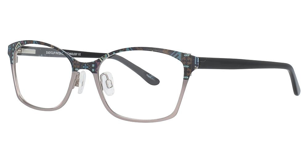 20 - Blue Pattern & Silver
