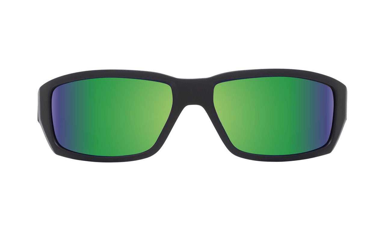 374861 - Black Matte - Happy Bronze Polar with Green Mirror