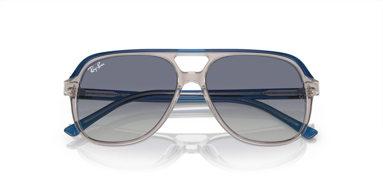 71554L - Top Dark Blue & Brown & Light Grey - Grey/blue