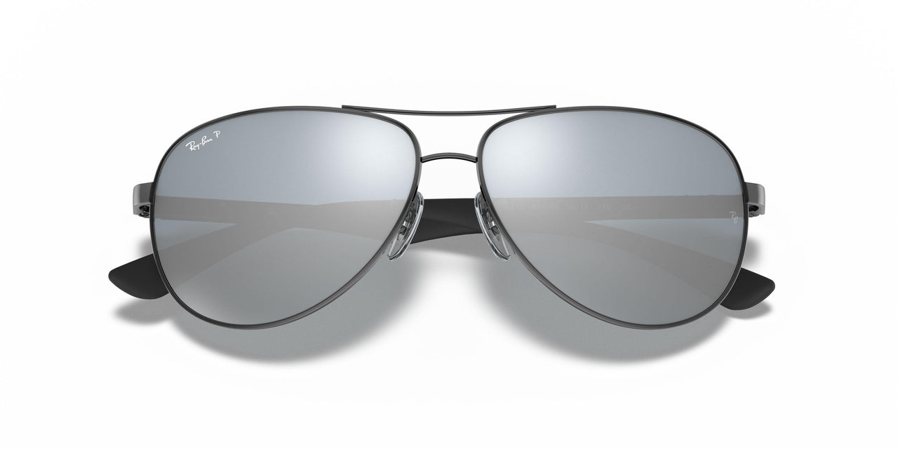 004/K6 - Gunmetal - Blue Mirror Silver Polar