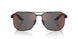 DG008F - Black - Dark Grey Mirror Blue/red