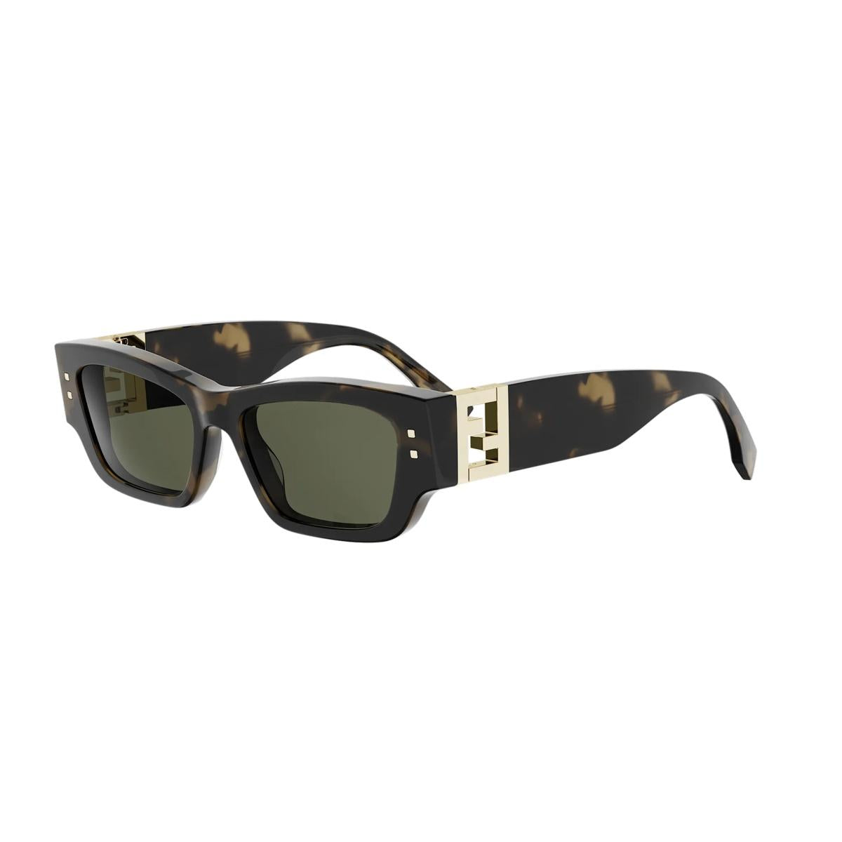 55N - Acetate Shiny Havana - Green