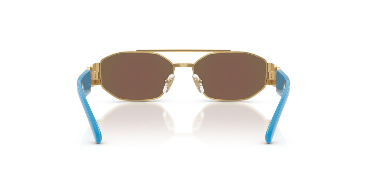 100255 - Gold - Light Green Mirror Blue