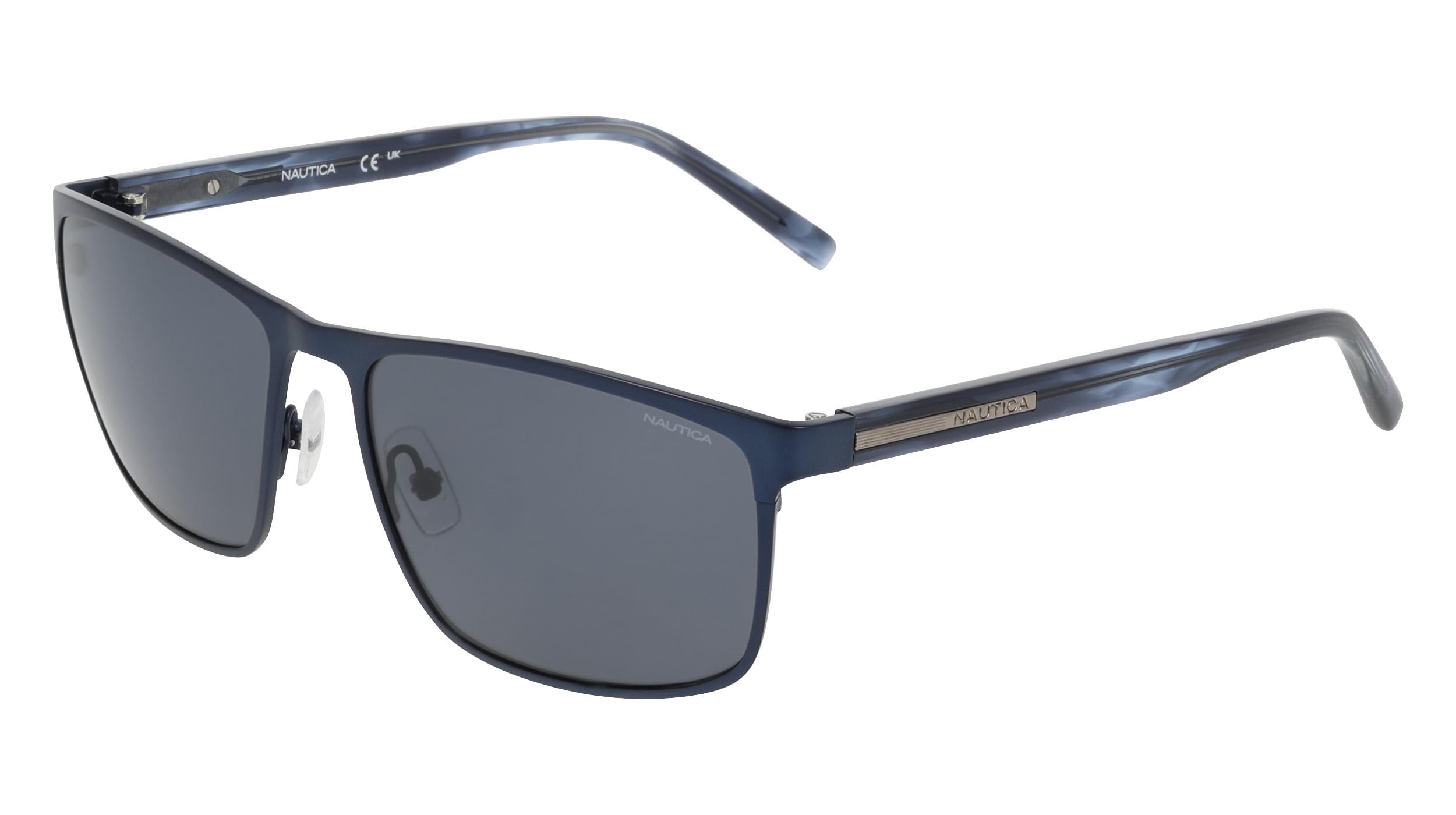 Nautica N3633SP 001 Gloss Black Crystal Grey Polarized Sunglasses 145-56-17 Amazon.com: Nautica Men main image 2
