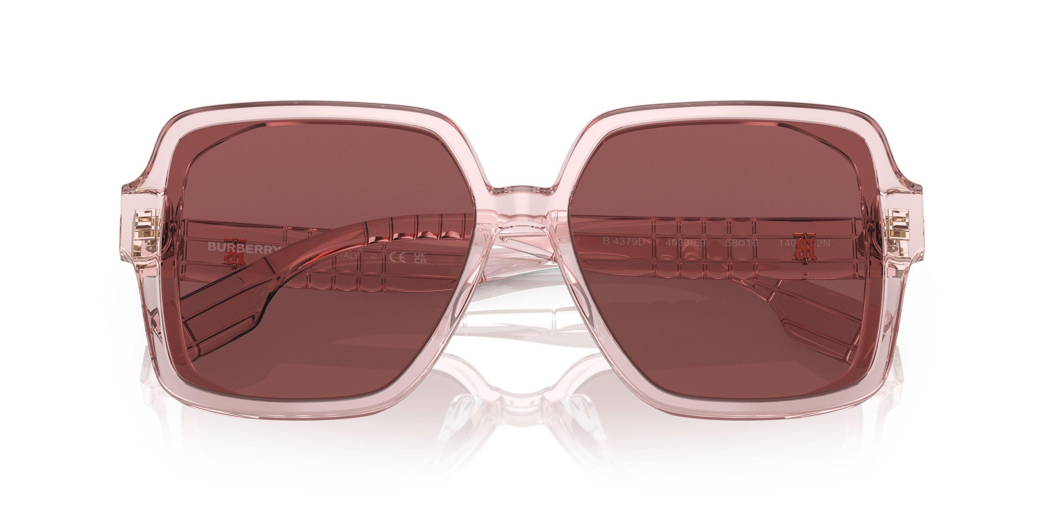 Burberry サングラス　ピンク　佐藤ノア Burberry 4379D Sunglasses