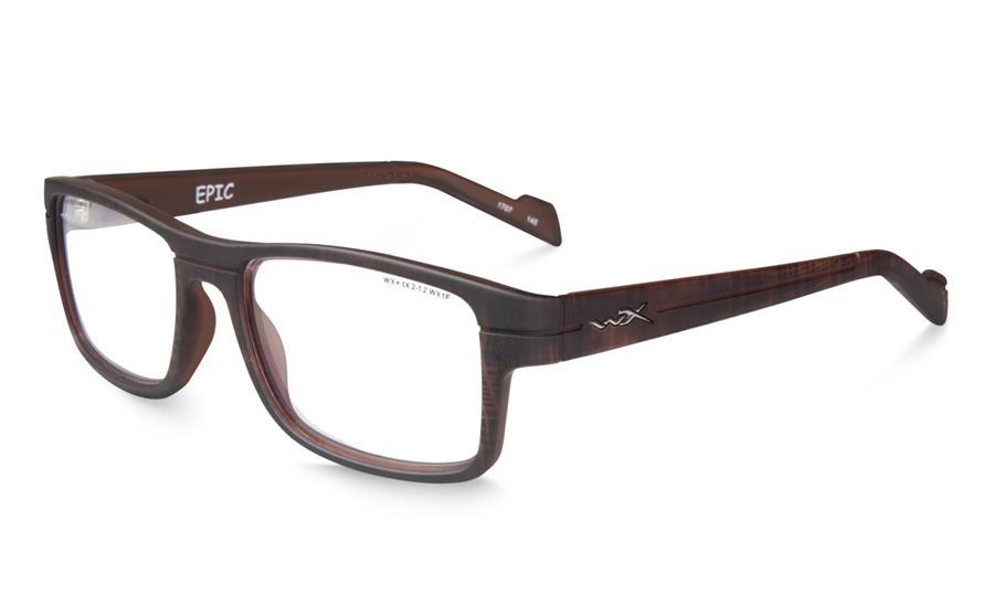 WSEPC04 - Matte Hickory Brown Frame - Clear