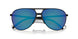 1BO08U - Black - Light Green Mirror Blue