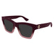 008 - Burgundy/Red - Grey