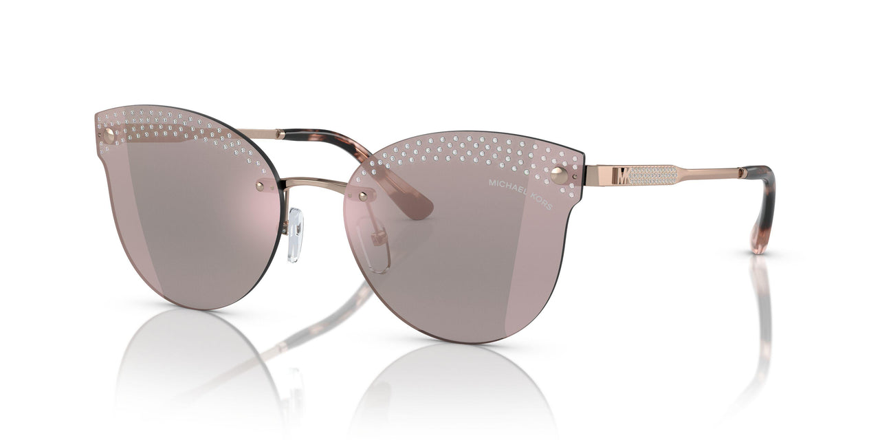 11084Z - Gold - Rose Gold Mirror With Crystals
