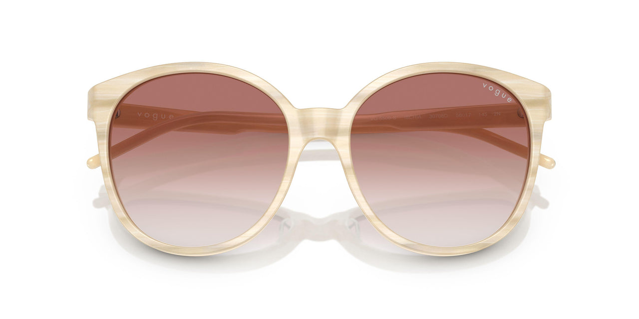 30708D - Ivory - Clear Gradient Pink
