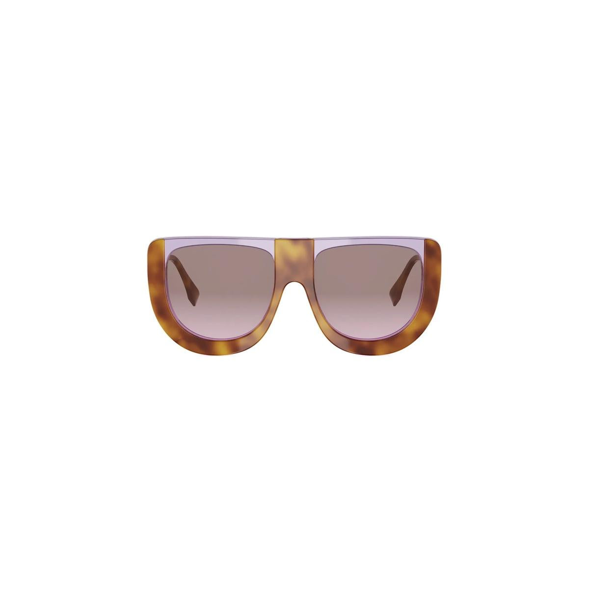 80F - Acetate Shiny Havana - Brown Gradient