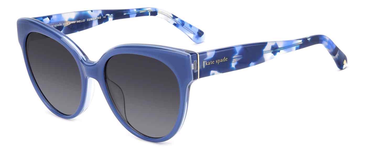 Blue KATE SPADE NAOMI/S PJP9O Blue Sunglasses ? with Case & Cloth Kate Spade sunglasses NAOMI/S WOMAN 52/24/140 PJP BLUE  main image 2