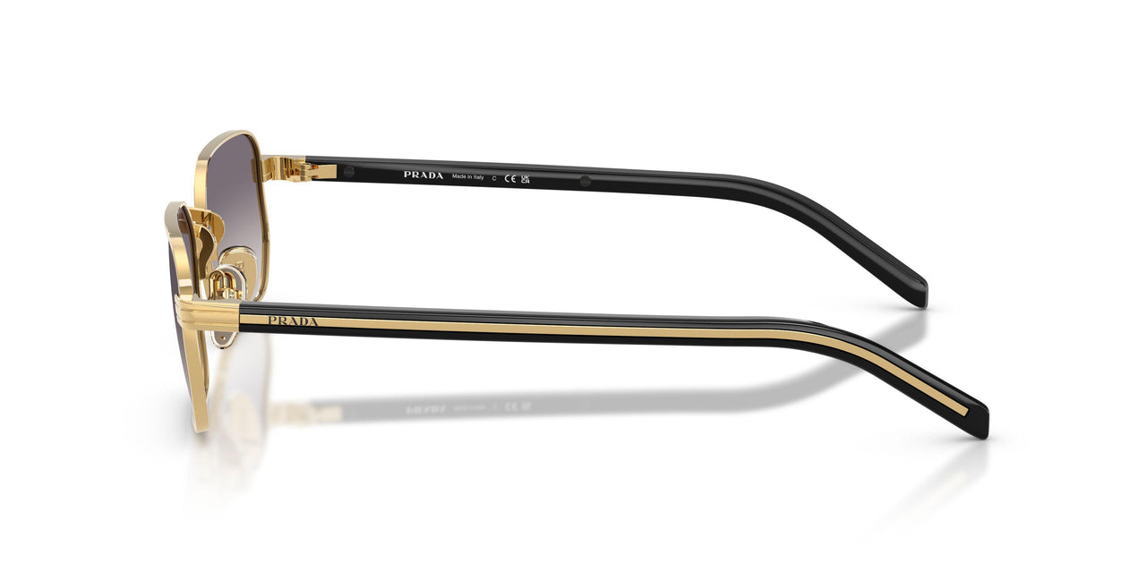 5AK60W - Gold - Clear Gradient Blue Mirror Silver