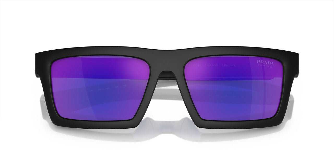 1BO05U - Black - Dark Blue Mirror Violet