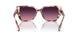 3946F4 - Pink Pearlized Tortoise - Burgundy Gradient Polar