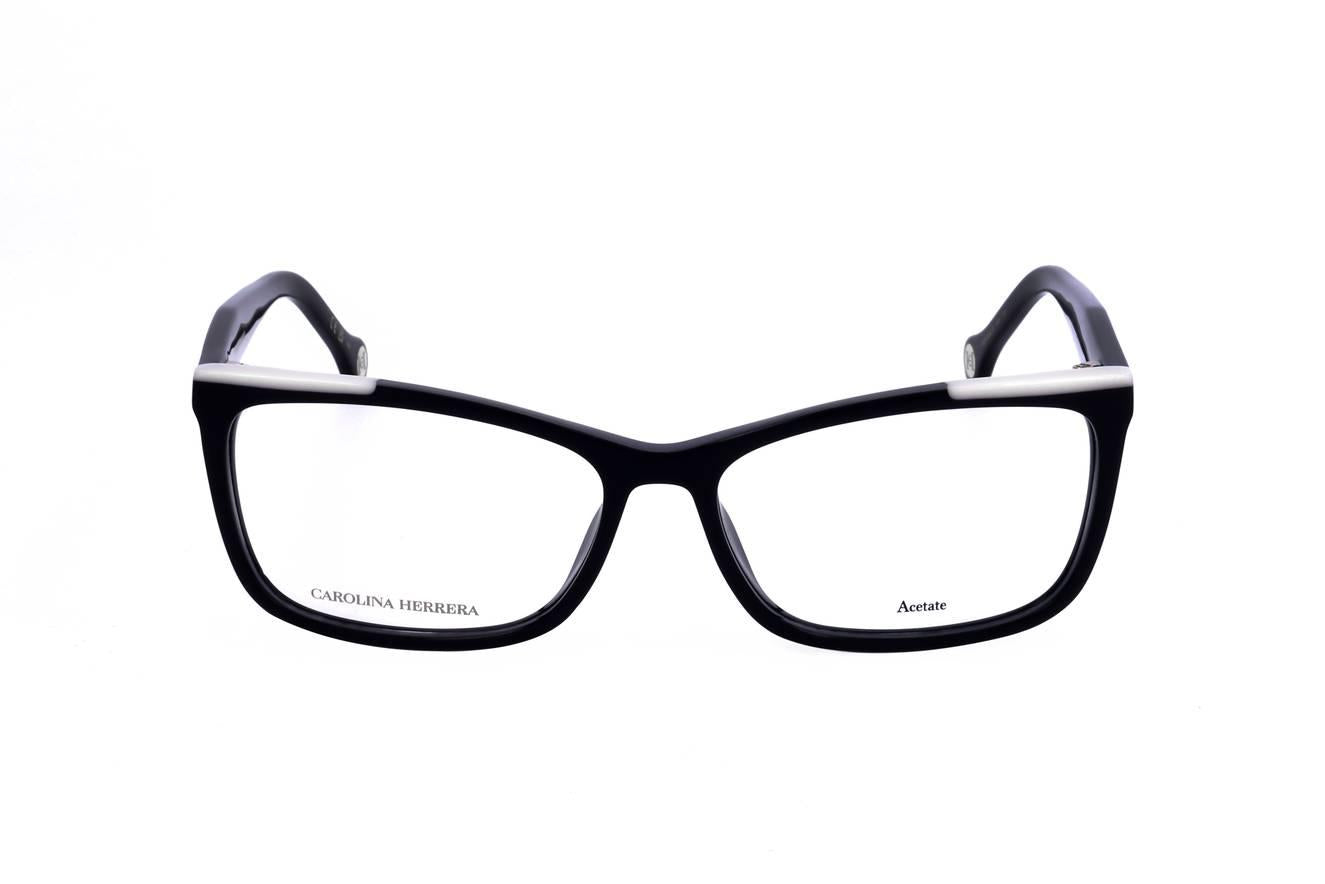 Carolina Herrera Black Acetate Glasses Women\'s (Frames) Carolina Herrera Her 0097 807 Black Her 0097 Eyeglasses  main image 4