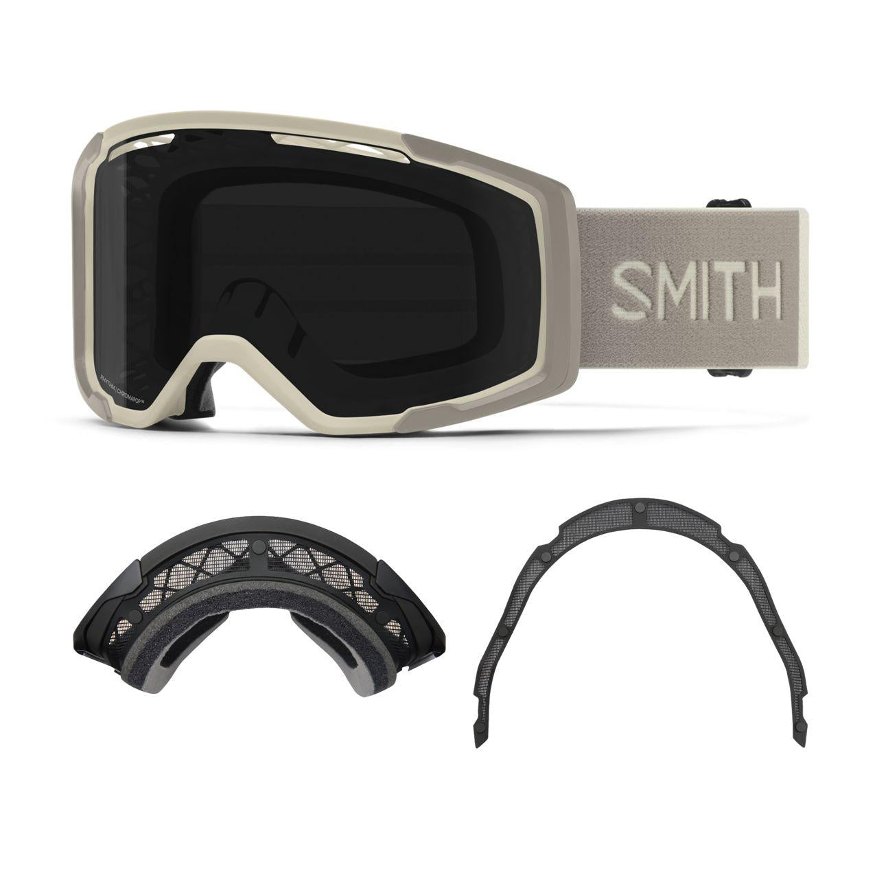 smith goggle mtb Smith Optics Bike Goggles M00449 Rhythm MTB + Dirt Screen Goggles