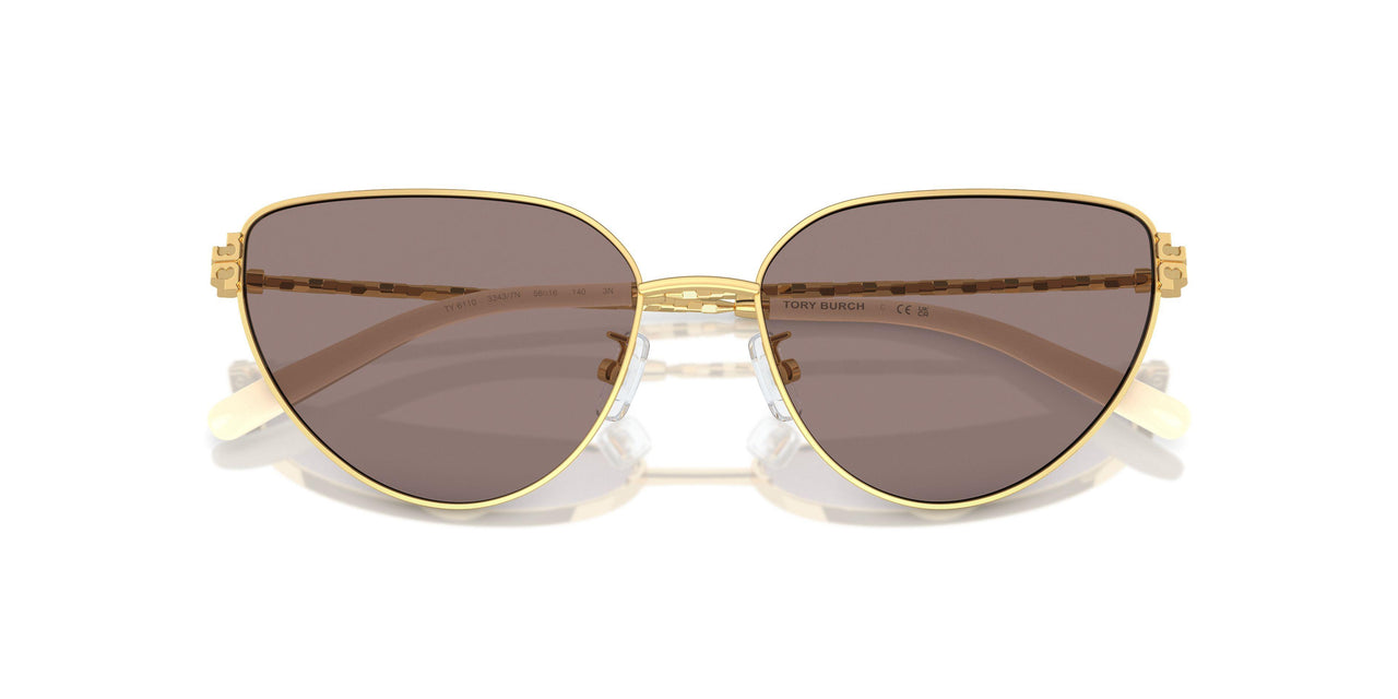 33437N - Gold - Light Purple & Brown Mirror