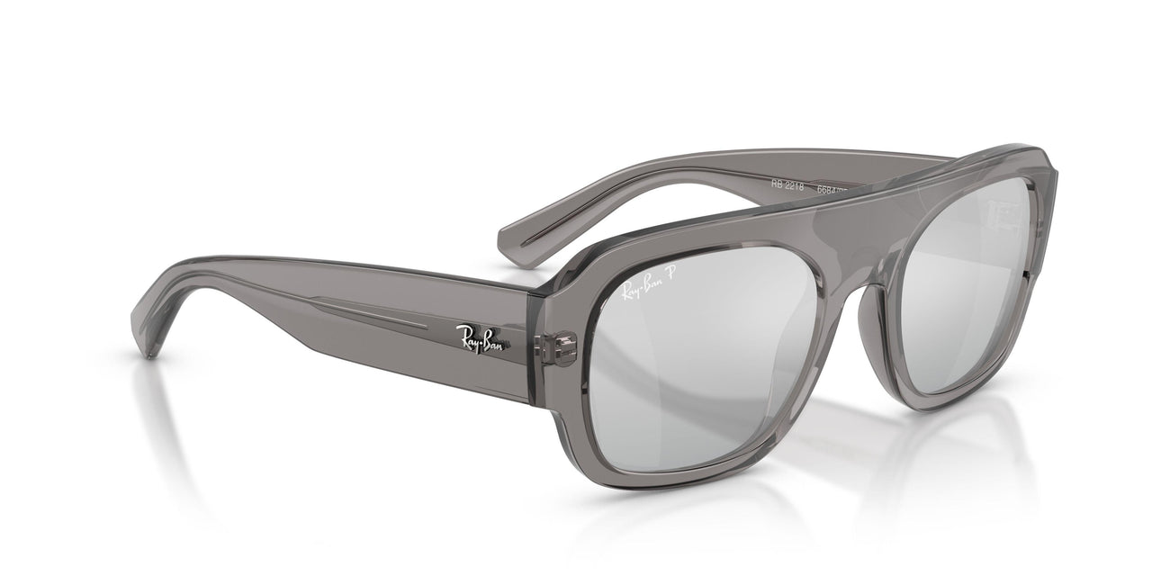 668482 - Grey - Grey Mirror Gradient Silver Polarized