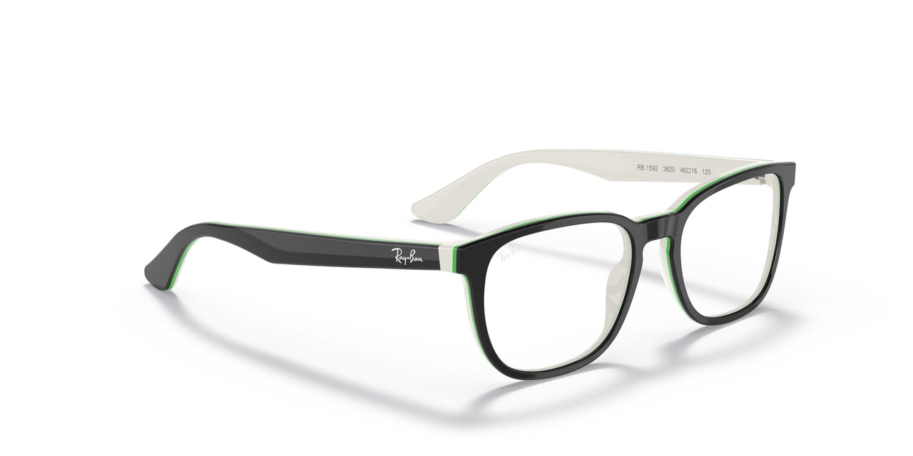 3820 - Top Black On White/green