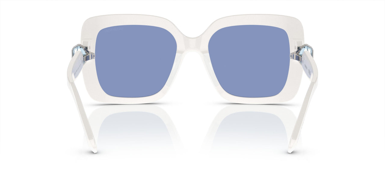100355 - White - Light Blue Mirror Silver