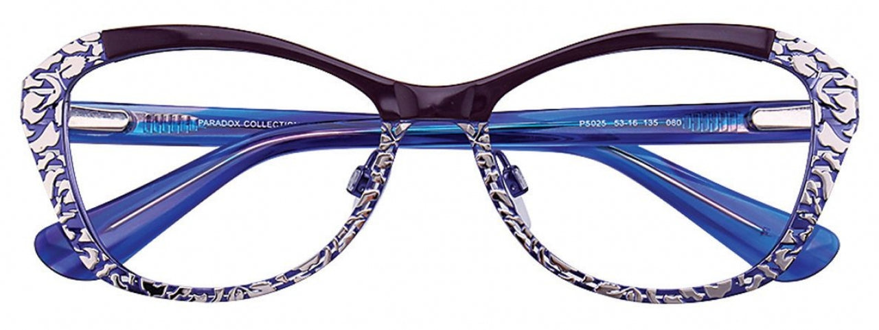 80 - Dark Purple & Silver & Blue