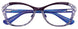 80 - Dark Purple & Silver & Blue