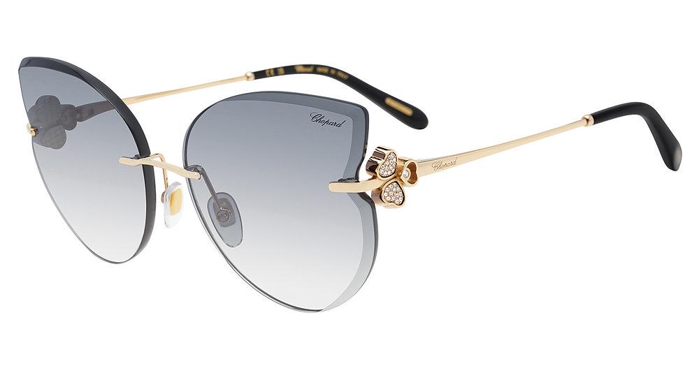 CHOPARD SCH090S 722 Brown&Gold Crystal Sunglasses Chopard crystal sunglasses - Gem main image 2