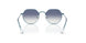 303/7B - Blue - Clear Gradient Blue Mirror Silver