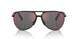 DG008F - Black - Dark Grey Mirror Blue/red