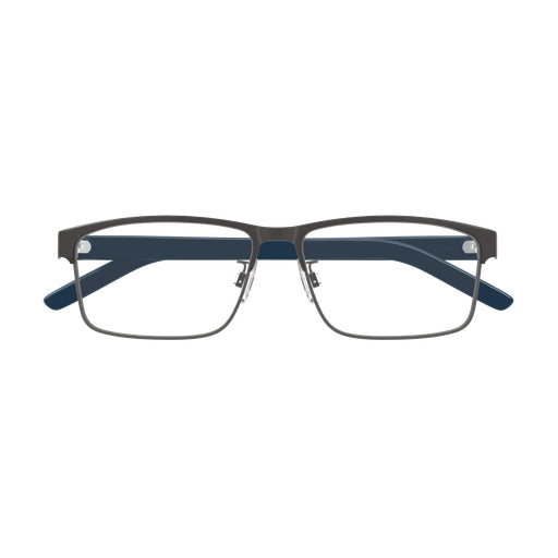 003 - Gunmetal/Blue - Transparent