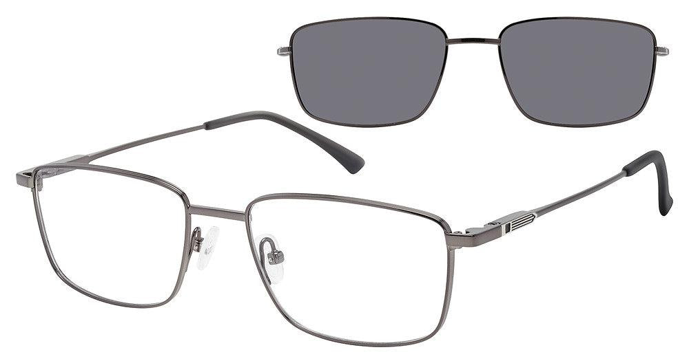 Revolution REV-ELIJAH-w/Clip Eyeglasses