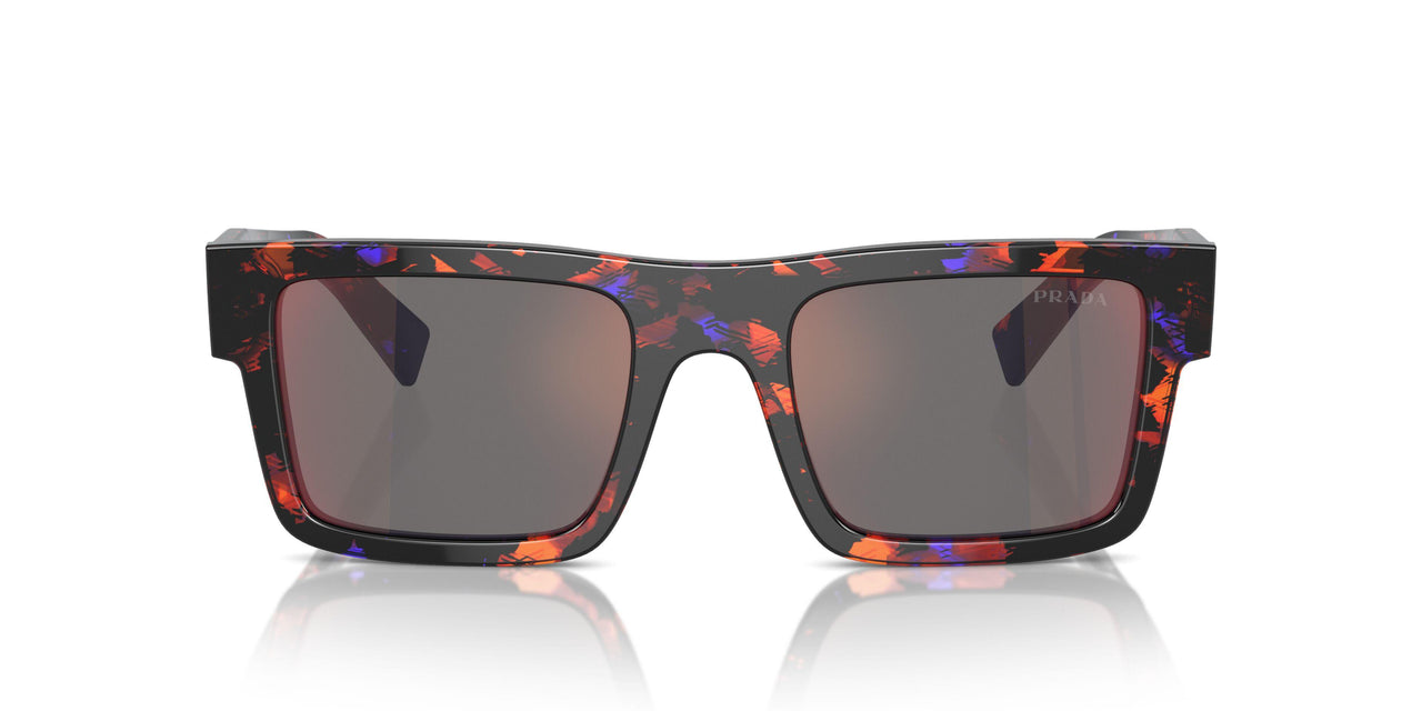 06V40E - Orange - Dark Grey Mirror Blue/red