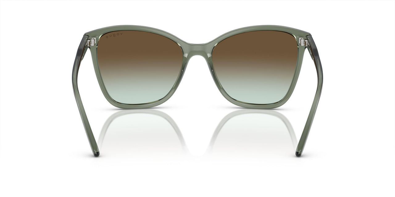 3086E8 - Green - Green Gradient Dark Brown