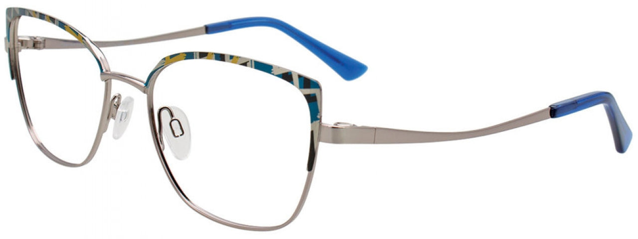 50 - Steel & Blue Pattern