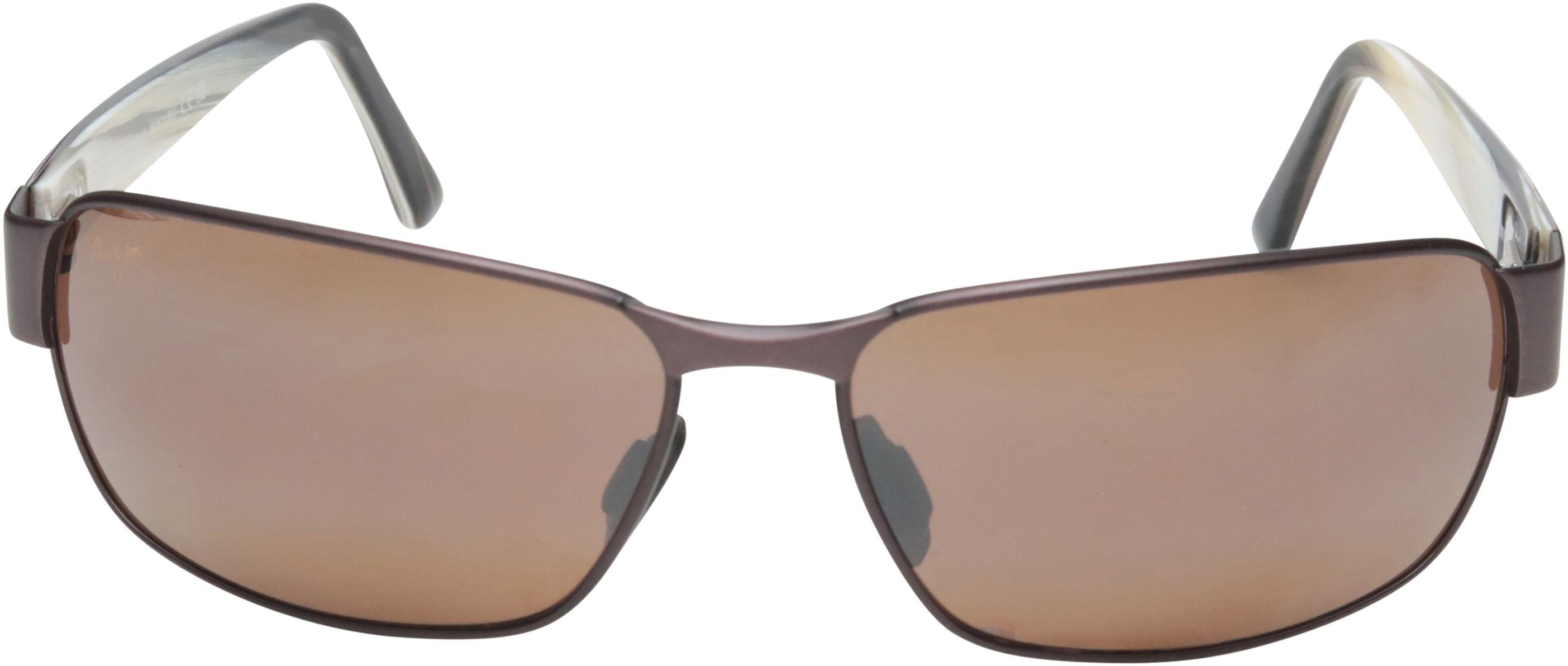 Mau Jm Black Coral 65mm Polarzed Oversze Rectangular Sunglasses