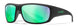 ACOME22 - Wheeler Captivate Pol Green Mirror/matte Black Frame - Captivate Polarized Green Mirror