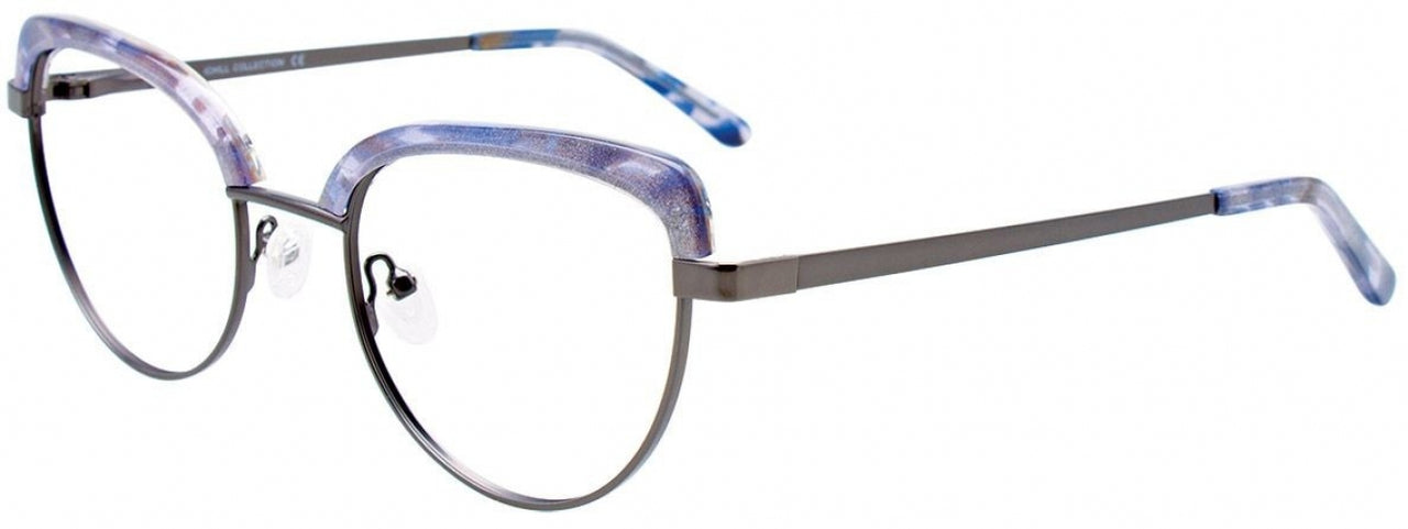 50 - Light Blue Crystal Marbled & Sparkles