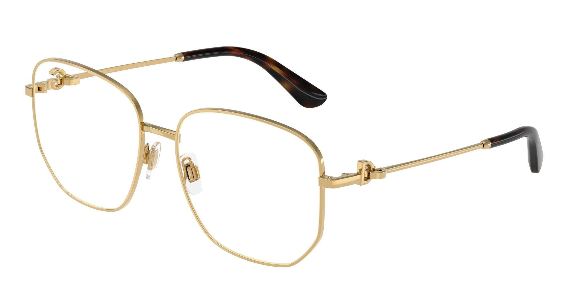 Dolce & Gabbana Eyeglasses DG 1356 02 Gold Authentic New 57mm NWT Dolce & Gabbana 1356 Eyeglasses main image 2