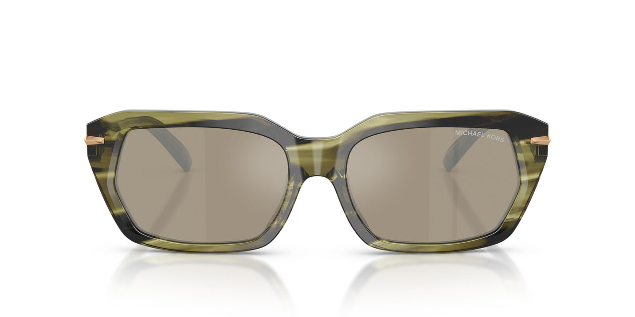 40407I - Green - Brown Silver Mirror