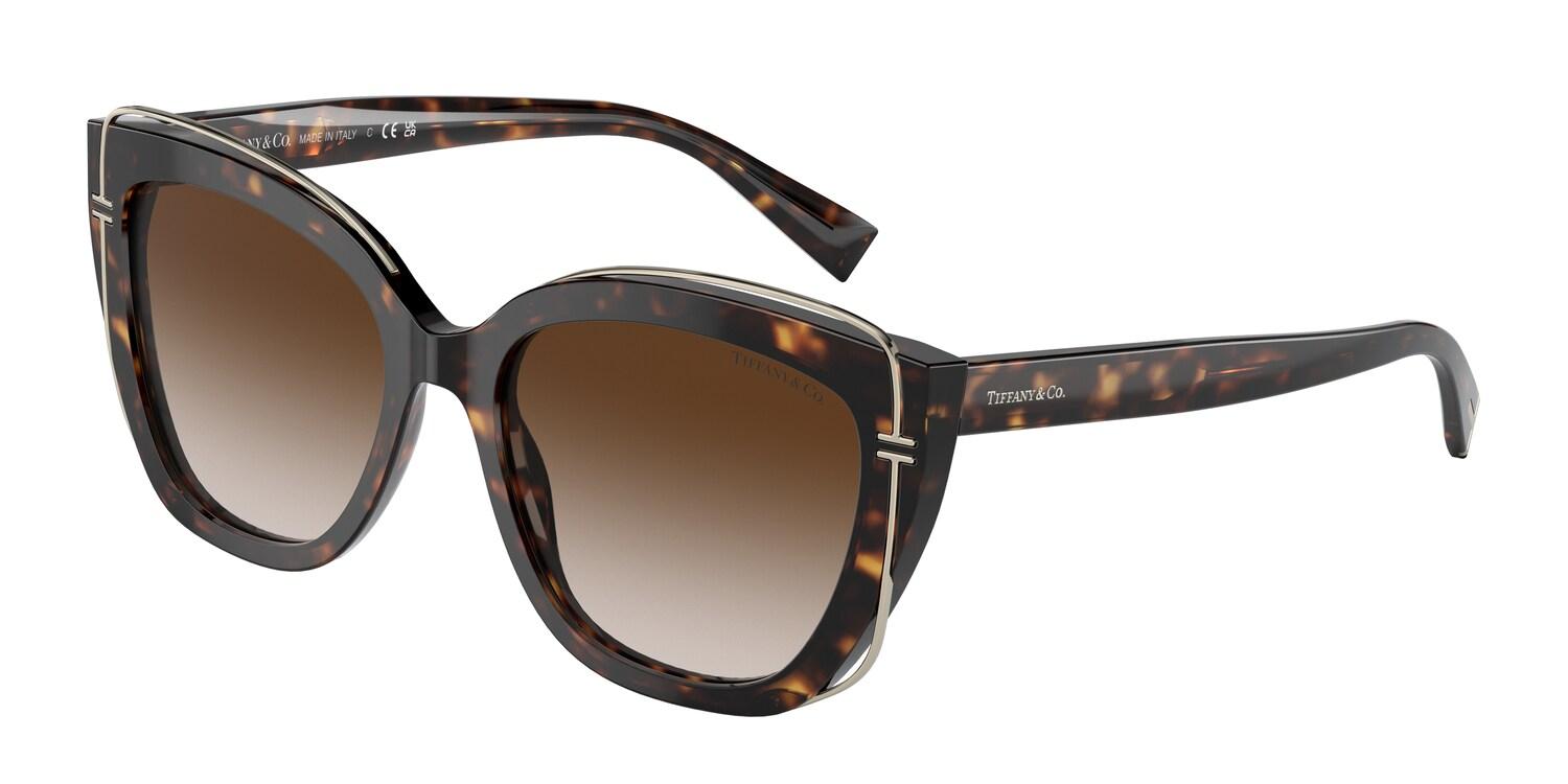 Tiffany & Co. TF4148-B Tortoise Brown Gradient Sunglasses 56-17 Italy Tiffany 4148 Sunglasses main image 2