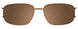 10 - Brown Brushed Metal & Black / Brown Tortoise