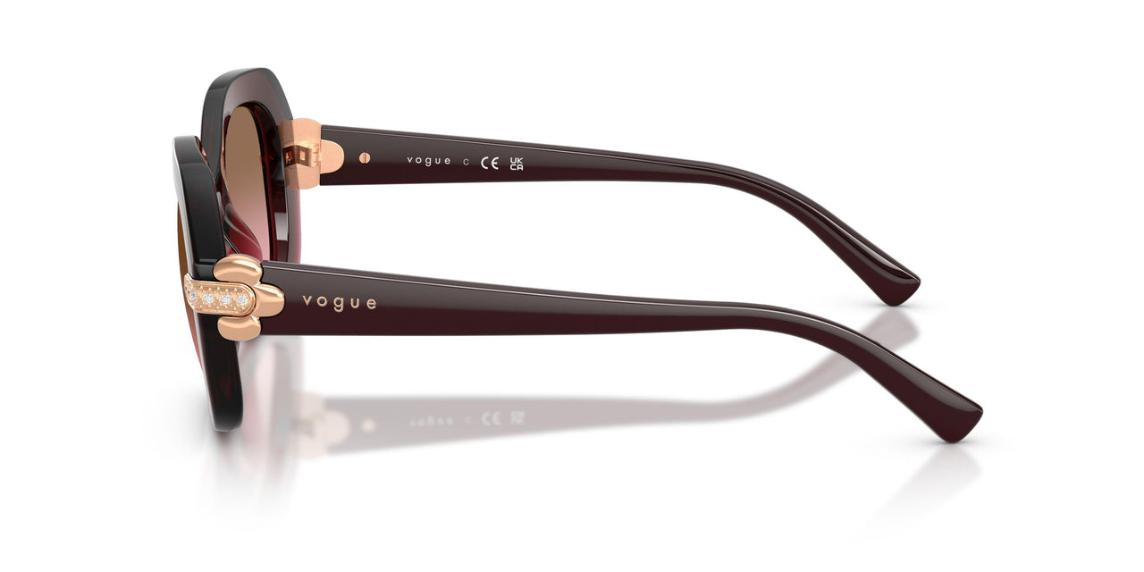 328614 - Red - Pink Gradient Brown