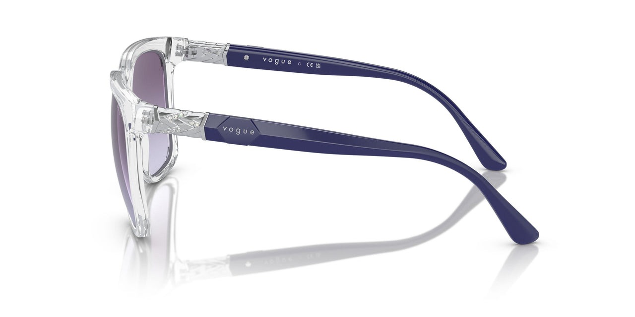 W7454Q - Clear - Violet Gradient Grey